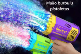 Žaislinis muilo burbulų pistoletas - nebrangiosprekes.lt