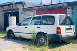 Superkame automobilius Panevėžyje