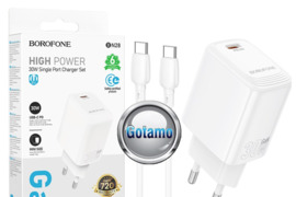 Type-C tinklo kroviklis 30W GaN ir Type-C į Type-C laidas Borofone