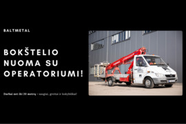 Bokštelio nuoma su operatoriumi