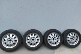 Lengvo lydinio ratlankiai r15 su padangomis Barum 195/65r15