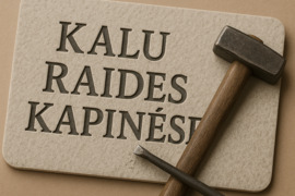 Raidžių kalimas kapinėse
