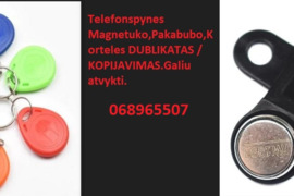  Telefonspynes Magnetuko,Pakabubo,Korteles DUBLIKATAS / KOPIJAVIMAS