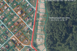 Parduodami Kauno r. sav., Pabiržio k., Miškininkų g., namų valdos paskirties sklypai