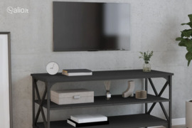 vidaXL Televizoriaus spintelė, juoda, 100x40x50cm, apdirbta mediena