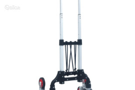 vidaXL Sulankstomas vežimėlis laiptams, sidabrinis, aliuminis, 70kg