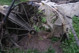 Grėbiamoji pritaikyta mini traktoriukui apie 2.5m plotis