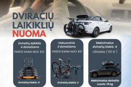  Dviračių laikiklių nuoma – patogiam ir saugiam jūsų kelionių startui! 