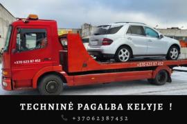 TECHNINĖ PAGALBA KELYJE! Ar Jums reikalinga pagalba kelyje? Mes čia, kad padėtume! Greita, patikima 