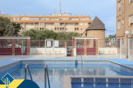 Apartamentas su bendru baseinu, Alicante provincijoje, Torrevieja mieste. 2 kambariai | 63 m² | 1 ki