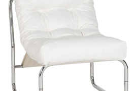 Baltas fotelis, mydecor.lt