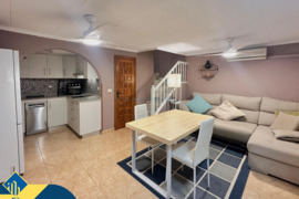 Namas su terasa, Alicante provincijoje, Guardamar del Segura mieste. 3 kambariai | 62 m² | 200 metrų