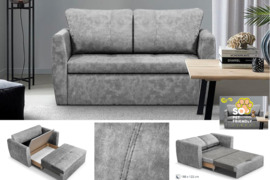 Miegama sofa/sofa-lova „Belta lux” 150cm su dėže patalynei