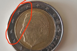 Parduodu brokuota 2€ moneta