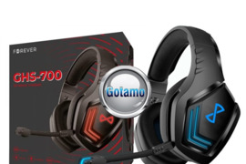 Žaidimams skirtos Bluetooth ausinės Forever su mikrofonu