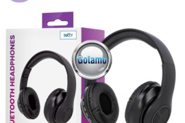 Bluetooth ausinės Setty su radijos funkcija juodos spalvos