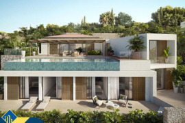 Vila su baseinu, Balearų salos, Ibiza. 7 kambariai | 600 m² | 800 metrų iki jūros