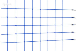 vidaXL Laipiojimo tinklas, 200x150cm, mėlynas