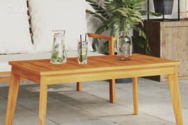 vidaXL Sodo valgomojo stalas, 100x55x45cm, akacijos medienos masyvas