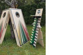 Profesionalios cornhole įrangos nuoma