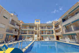 Penthouse apartamentas su bendru baseinu, Alicante provincijoje, Torrevieja mieste, Playa de los Náu
