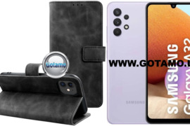Diary-S veliūriniai dėklai Samsung Galaxy A32 telefonui WWW.GOTAMO.LT