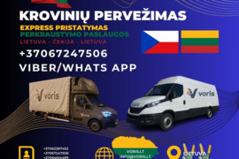 LIETUVA – ČEKIJA – LIETUVA Greitai. Patikimai. Profesionaliai.  Parvežame krovinius iš Čekijos aukci