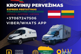 LIETUVA – AUSTRIJA – LIETUVA Greitai. Patikimai. Profesionaliai.  Parvežame krovinius iš Austrijos a