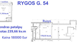 Patalpos Vilnius, Justiniškės, Rygos g.