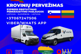 LIETUVA – SLOVĖNIJA – LIETUVA  Greitai. Patikimai. Profesionaliai.  Parvežame krovinius iš Slovėnijo