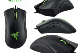 Parduodu naują su dėžute juodą „Razer DeathAdder Essential“ laidinę žaidimų pelę, 6400 DPI, optinį j