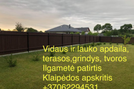 Tvoru montavimas