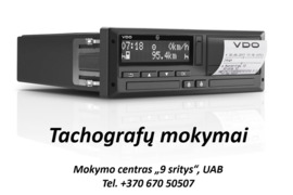 Tachografų mokymai 