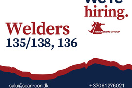 Suvirintojai projektams Danijoje, 136, 135/138