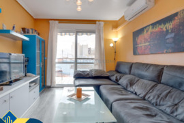 Apartamentas su terasa, Alicante provincijoje, Torrevieja mieste, Playa del Cura rajone. 3 kambariai