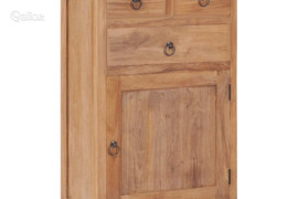vidaXL Šoninė spintelė, 50x30x90cm, tikmedžio medienos masyvas