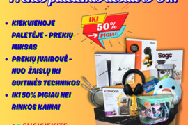 Parduodamos prekės paletėmis iš UK