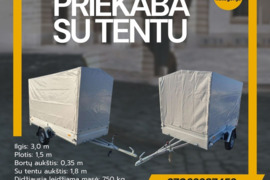 Nuomojame tentines priekabas www.voris.lt Alytuje ir rajone *** arba *** Platformos,Traliukai,Prieka