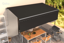 vidaXL Automatiniu būdu ištraukiama markizė, antracito, 5x3m