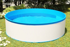 vidaXL Baseinas, baltos spalvos, 350x90cm