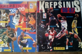 Parduodu du Nba lipdukų albumus.