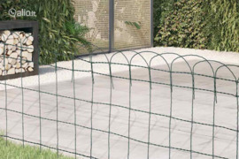 vidaXL Sodo tvora, 25x0,65 m, milteliniu būdu dengta geležis