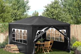 vidaXL Proginė palapinė, 3x4m, antracito spalvos