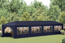 vidaXL Sodo palapinė, 3x12m, mėlyna