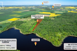 Parduodami du sklypai su pakrante prie Juodžio ežero, Panevėžio r. sav.