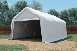 vidaXL Sandėliavimo palapinė, baltos spalvos, 4x6m, PVC, 550g/m²