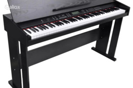 vidaXL Elektrinis skaitmeninis pianinas su stovu natoms, 88 klavišų