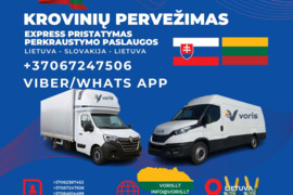 GREITAS GABENIMAS KROVINIŲ - SLOVAKIJA – ČEKIJA – LENKIJA – LIETUVA  Vežame krovinius iš Slovakijos,