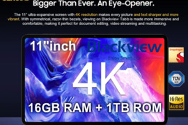 NAUJAS! BLACKVIEW TABLET PC 4K UHD 11.0
