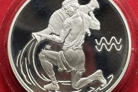 1oz. Sidabrinė 3 rublių moneta. 2004m.
